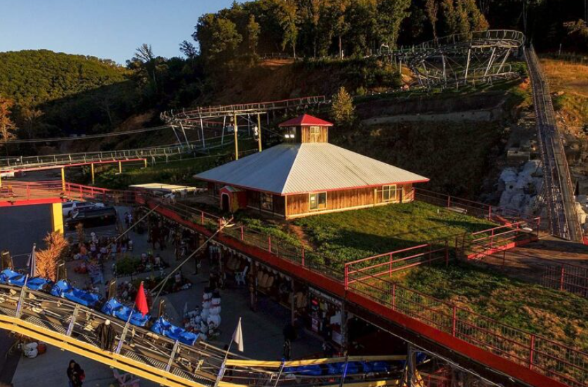 Goats on the Roof of the Smoky Mountains, United States